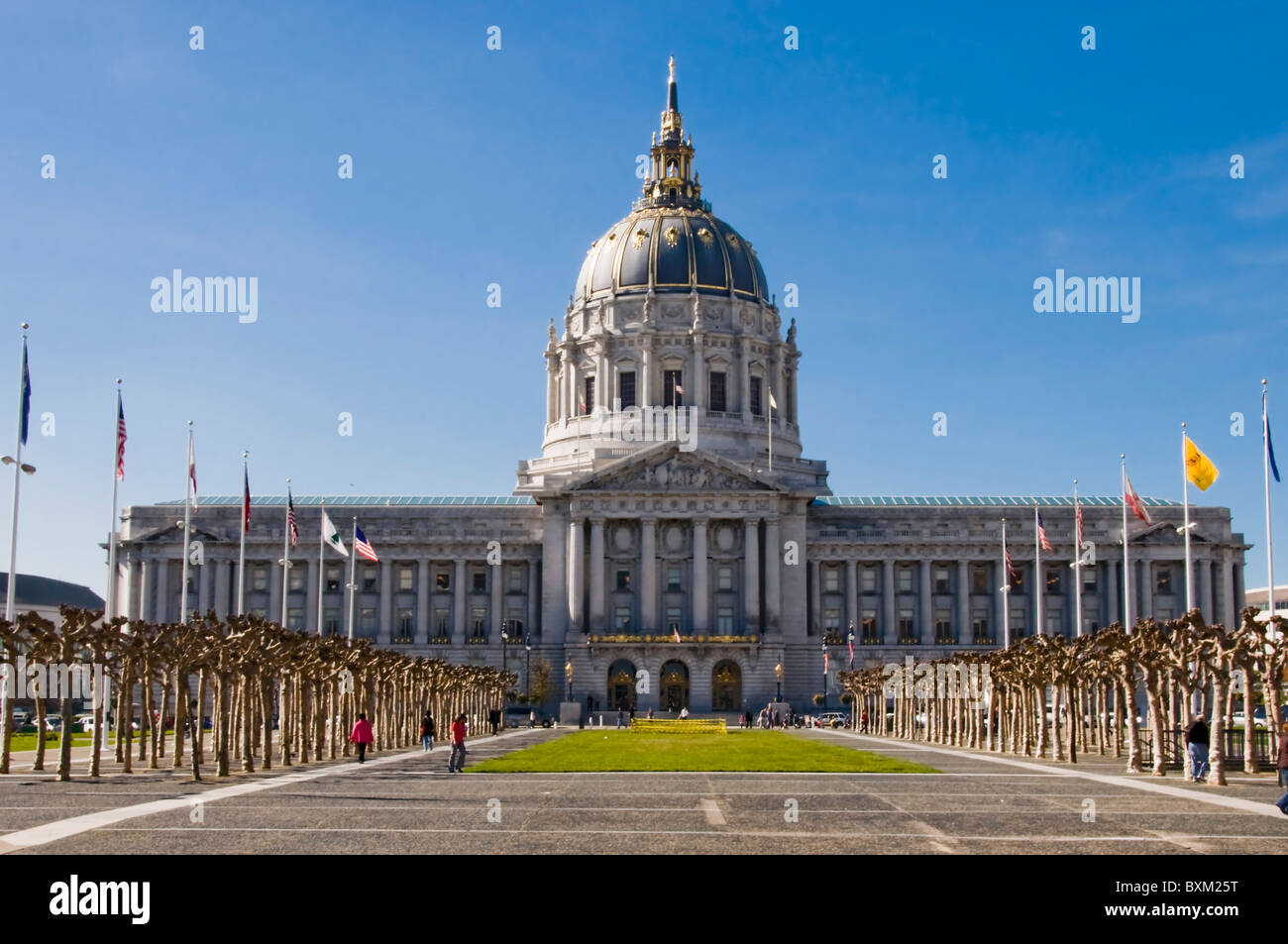 Government building in civic center in San Francisco CA USA California Stock Photo
