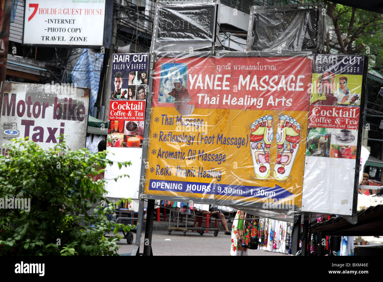 Thai Massage Sign High Resolution Stock Photography and Images - Alamy