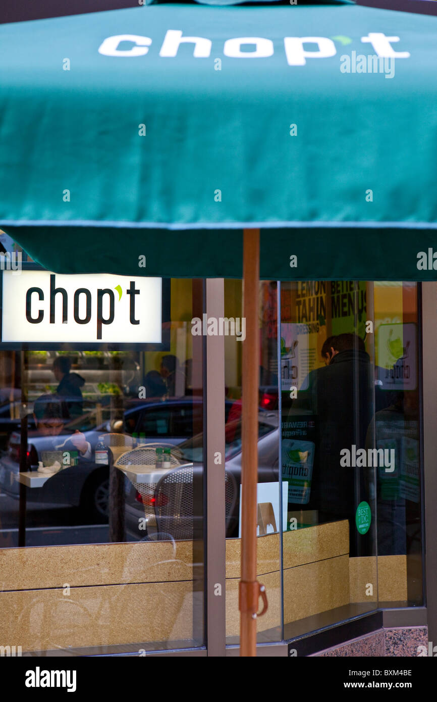 Chop't, a salad restaurant in Washington DC Stock Photo
