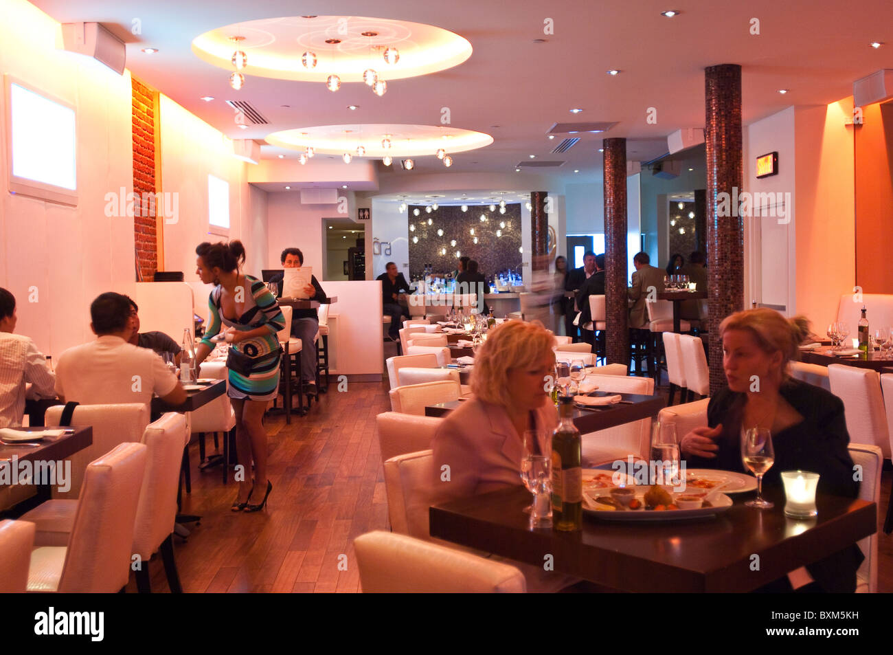Montreal, Canada. Restaurant cuisine. Stock Photo