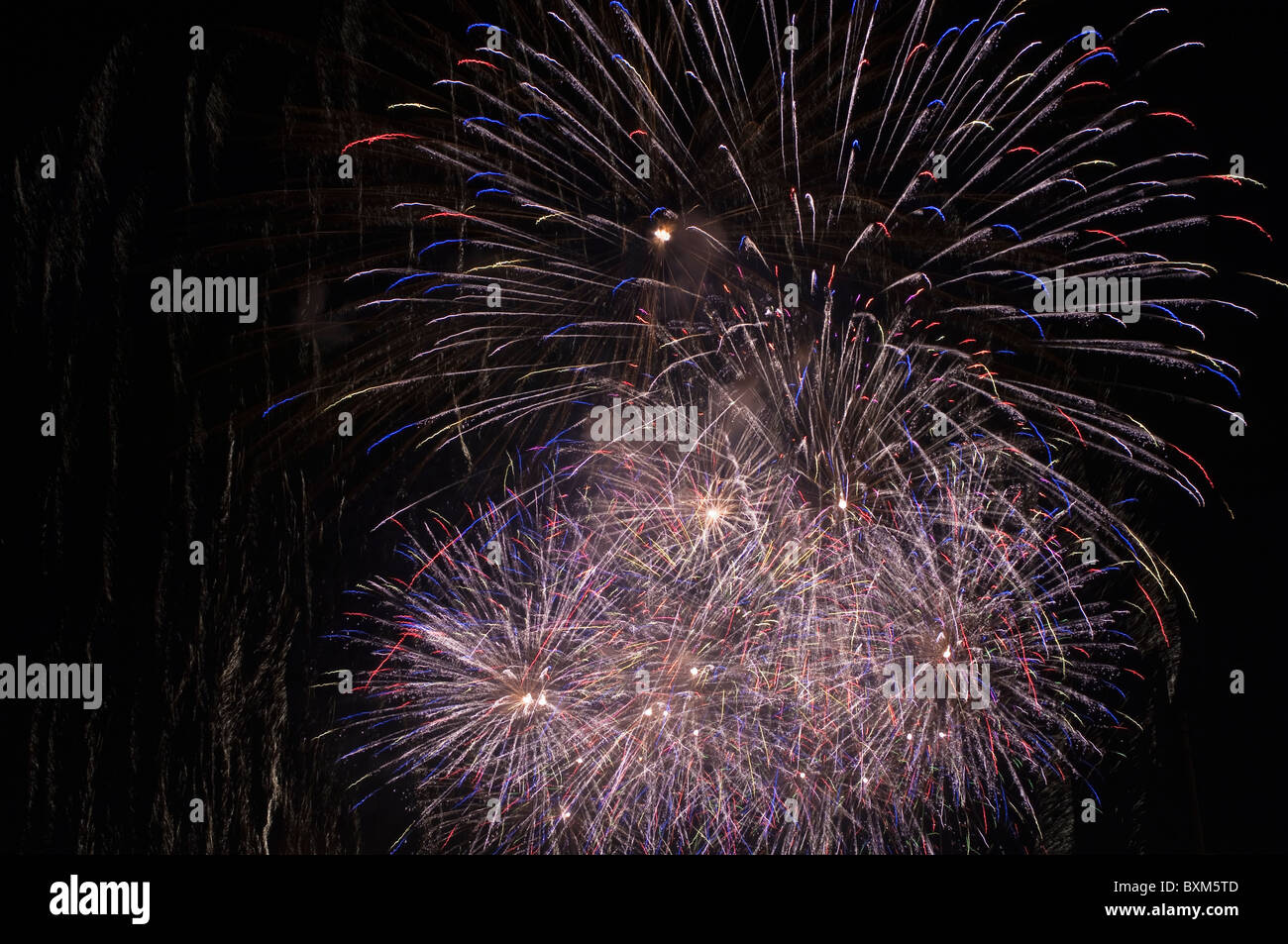 Montreal, Canada. Canada Day celebrations Fireworks Stock Photo Alamy
