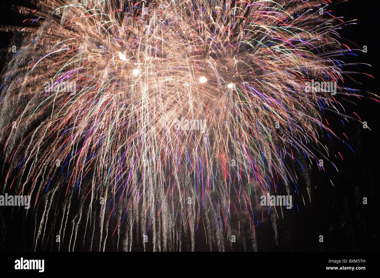 Montreal, Canada. Canada Day celebrations Fireworks Stock Photo Alamy
