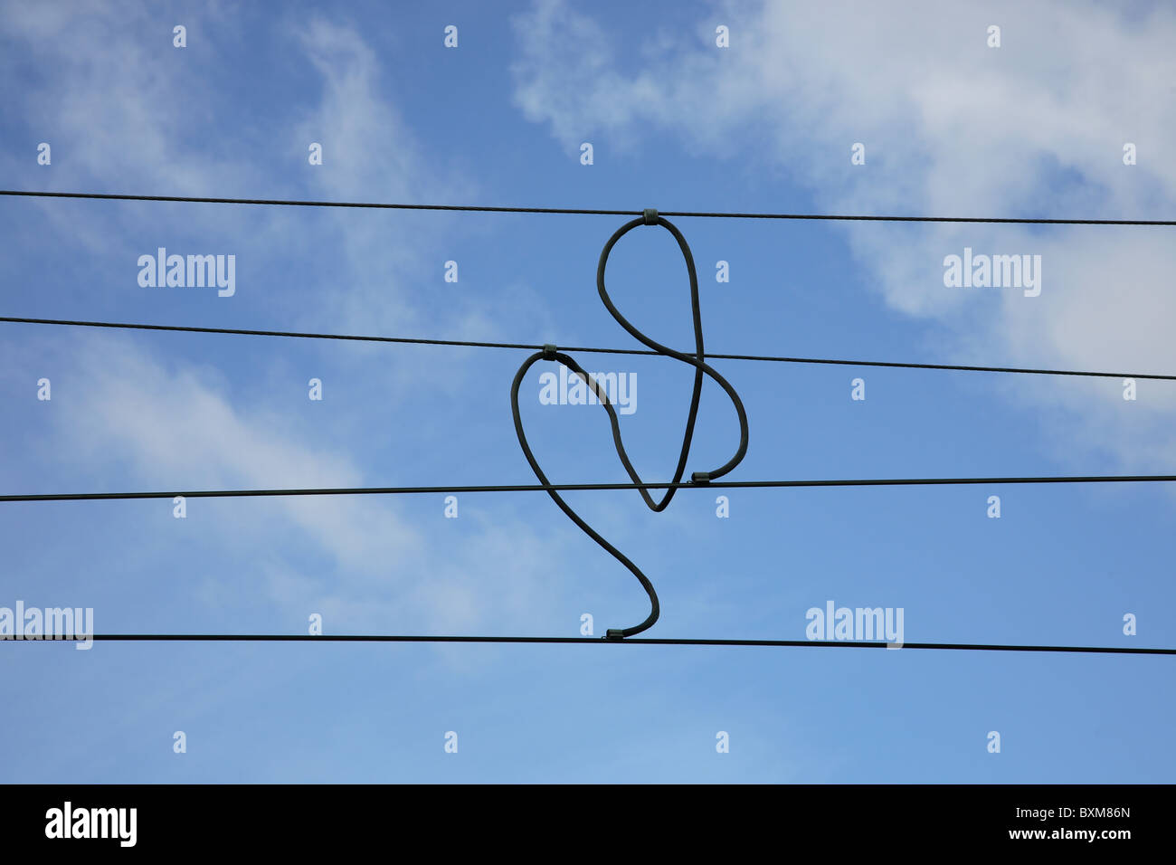 Electrical shortcut of power cables Stock Photo Alamy