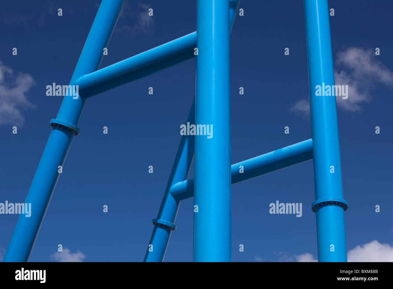 A frame structures in the sky Stock Photo