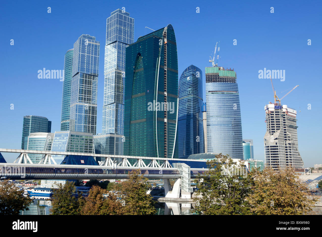 Skyline Of The City Of Capitals In Moscow Russia Stock Photo Alamy