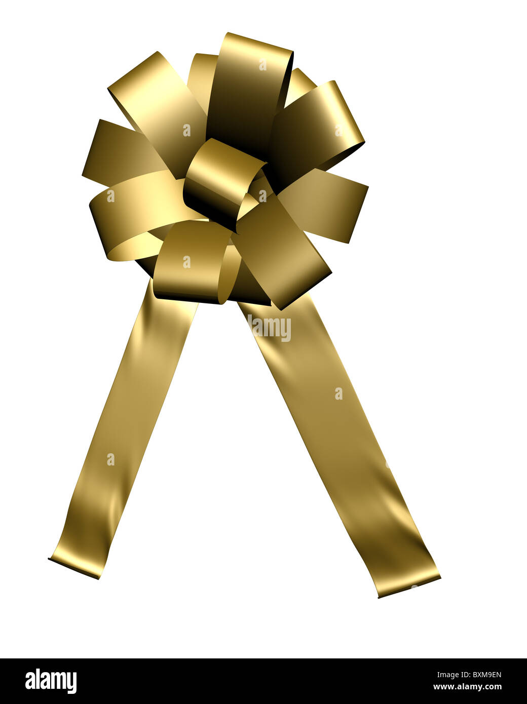 Gold gift wrap ribbon Stock Photo Alamy
