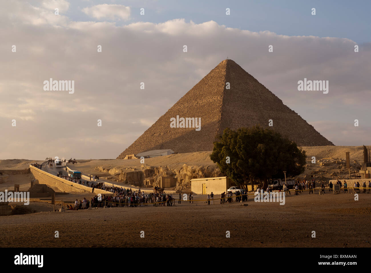 Pyramid Chephren Cairo Egypt North Africa Stock Photo