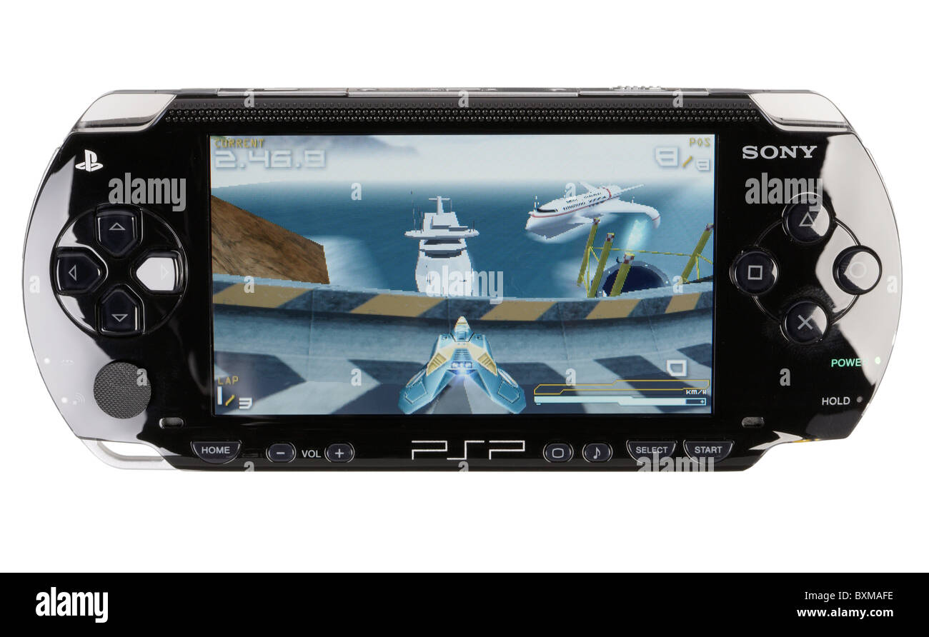 Sony Playstation Pocket handheld games computer Stock Photo