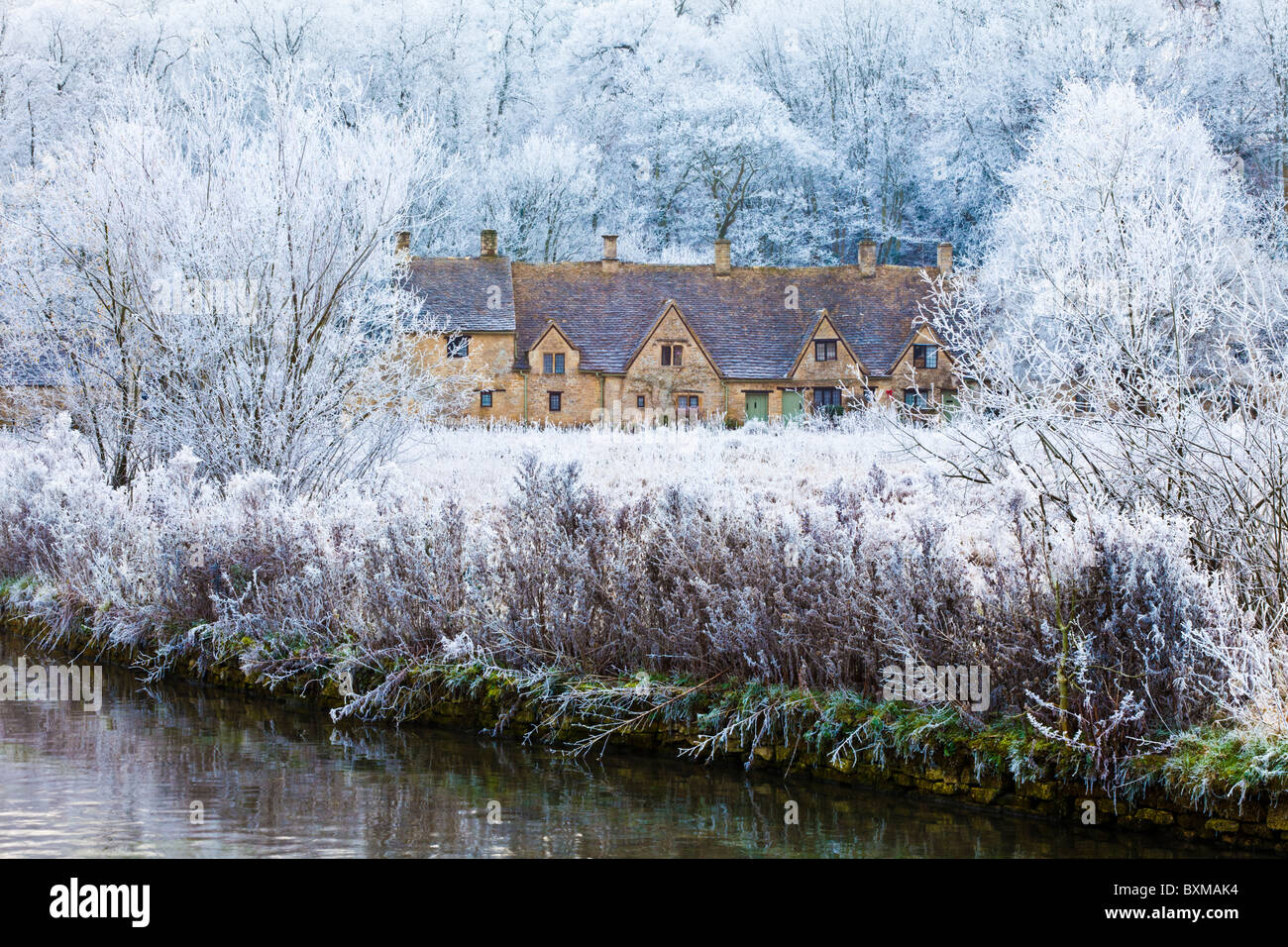 Cotswolds bibury winter snow hires stock photography and images Alamy