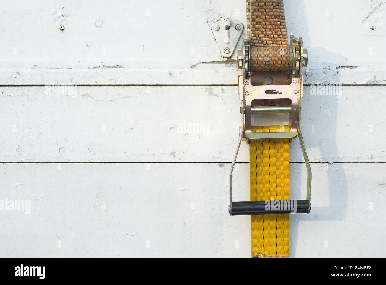 Heavy Duty Strap as Security Equipment Stock Photo - Alamy