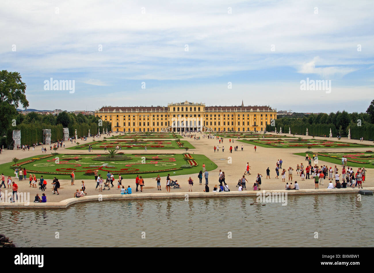 Schoenbrunn / Schönbrunn Palace, Vienna Austria. A former imperial summer house of the Habsburg