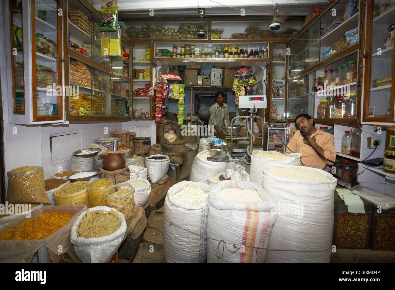 Spice store, Johari Bazaar, Jaipur, Rajasthan, India Stock Photo Alamy