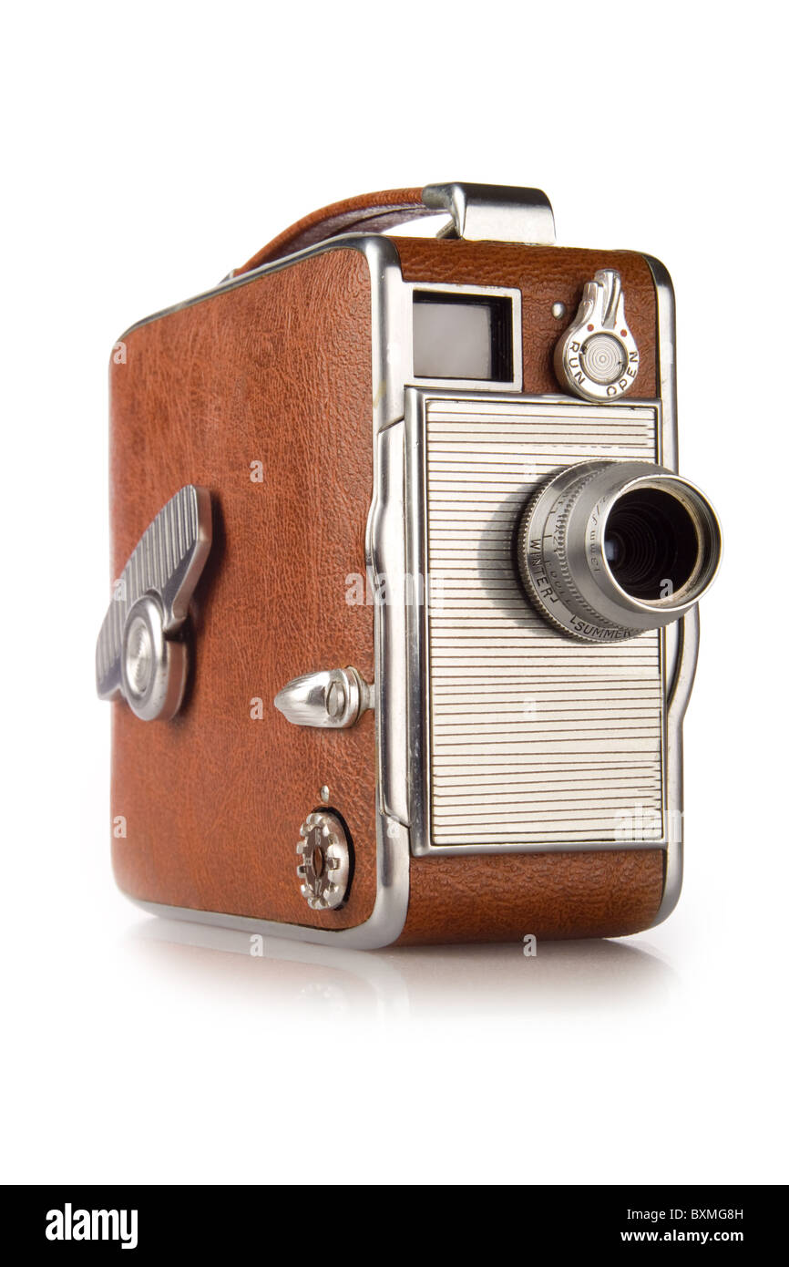 Ik heb het erkend Hoogland cliënt Retro vintage 8mm film camera Stock Photo - Alamy