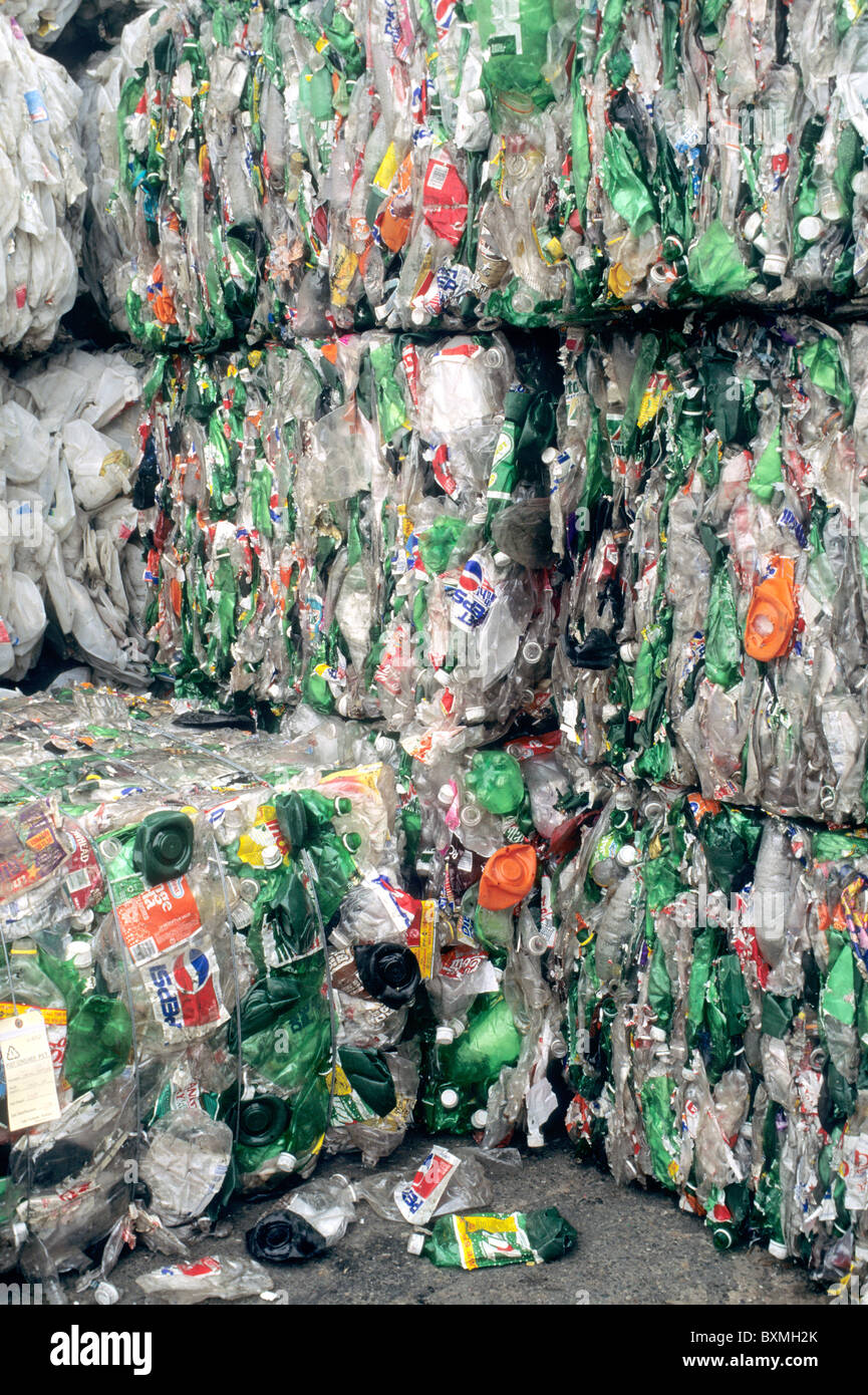 Recycled beverage containers Stock Photo Alamy