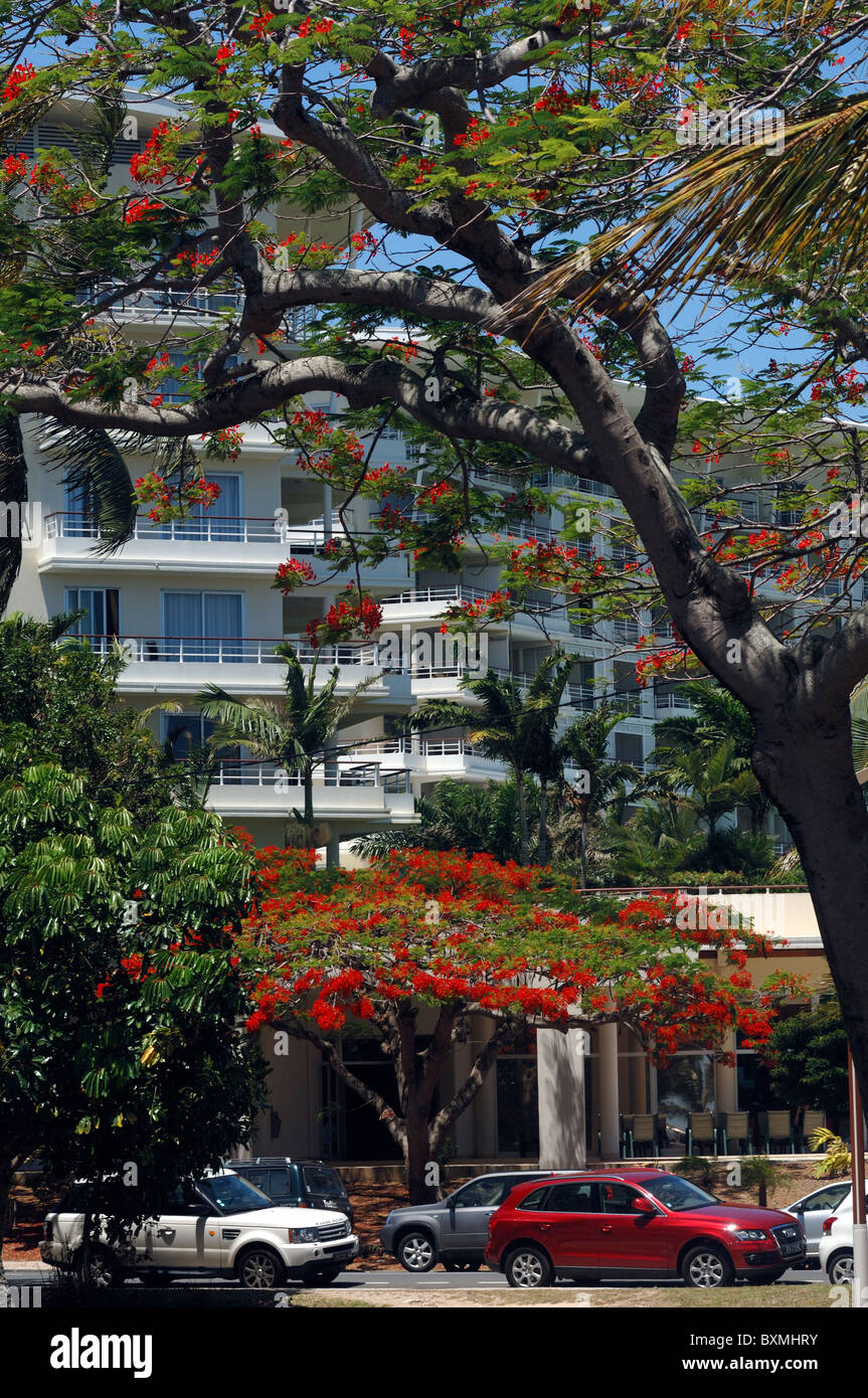 Anse Vata Best Western Hotel, beach station at Noumea, New Caledonia