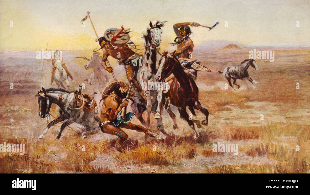 Blackfeet indians hires stock photography and images Alamy