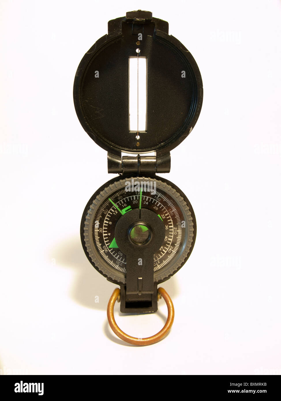 Rothco Lensatic Metal Compass Black 