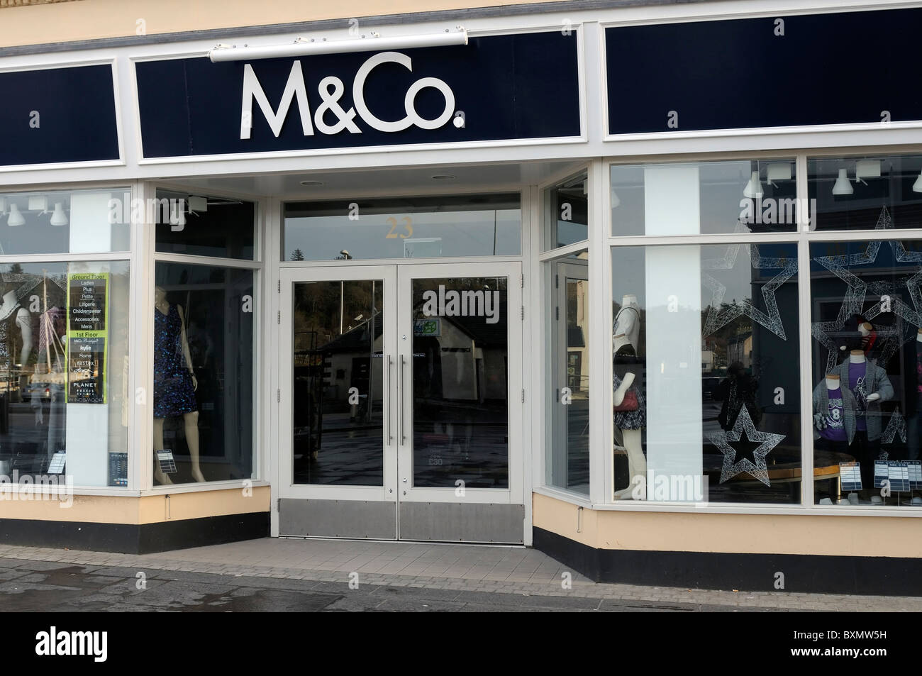 M&Co shopfront Stock Photo
