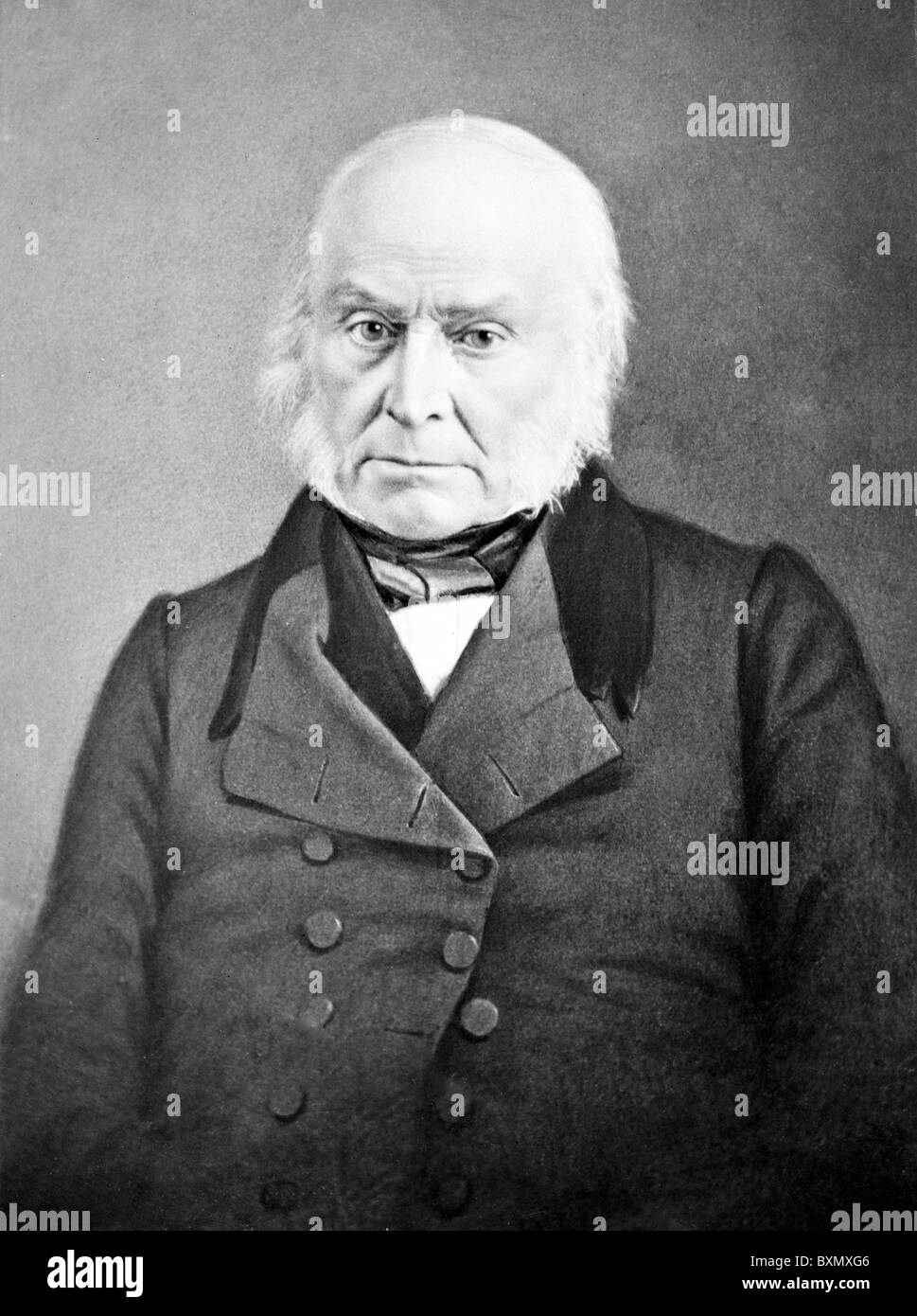 John Quincy Adams, the sixth President of the United States from 1825 to 1829. Stock Photo