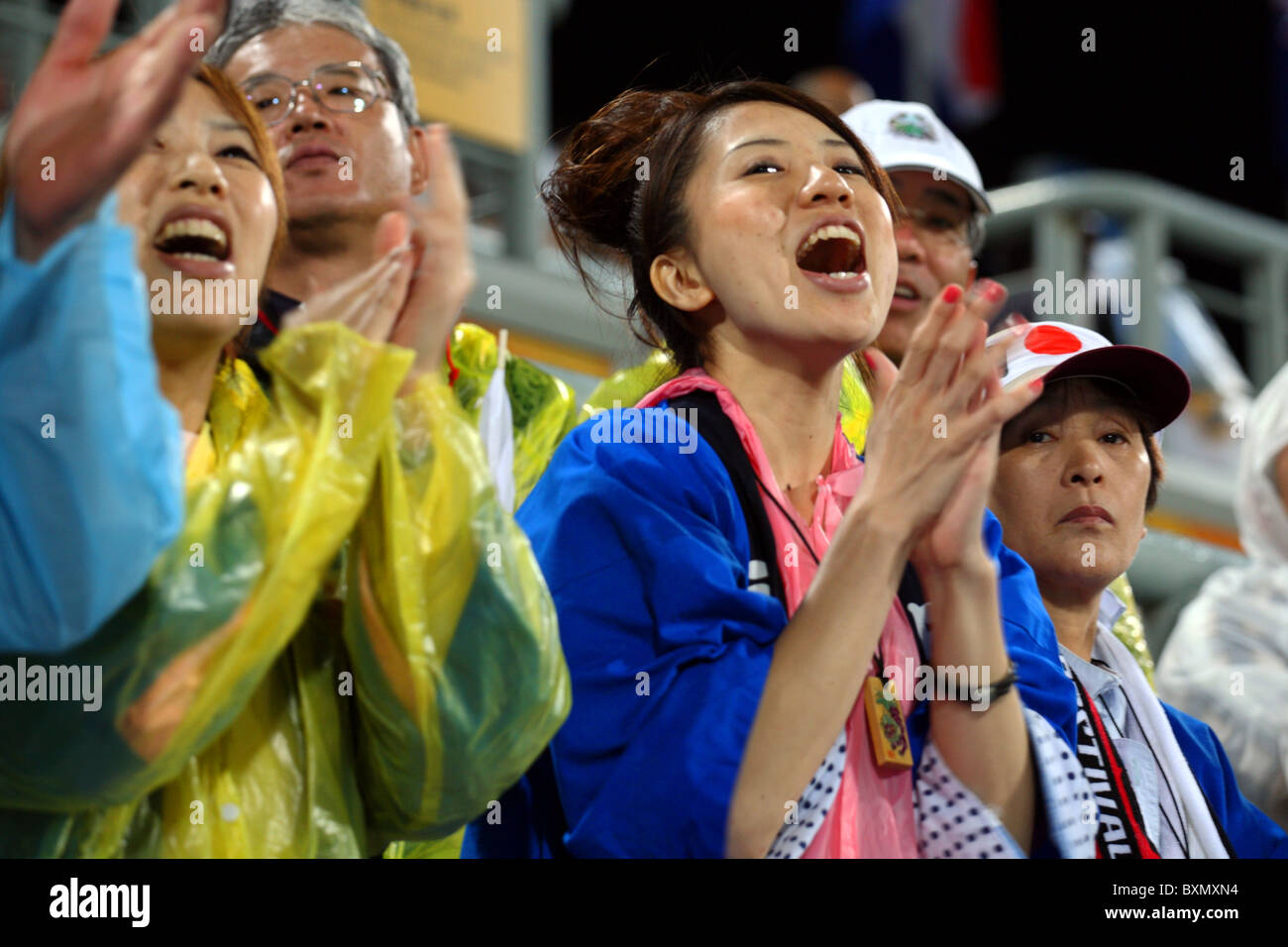 Japanese spectators, Argentina 2 Japan 1, Ladies Field Hockey Finals Beijing Olympics China