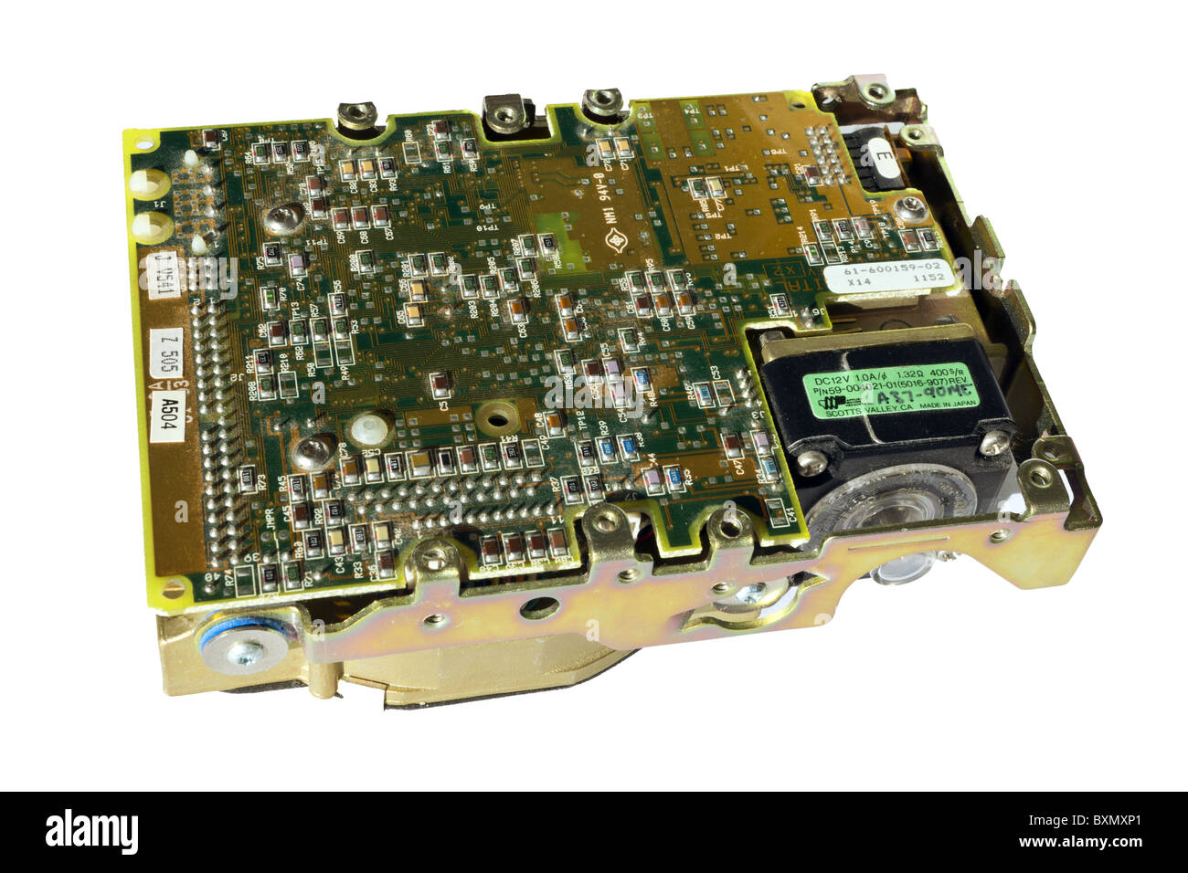 Very old rustical hard disk Stock Photo