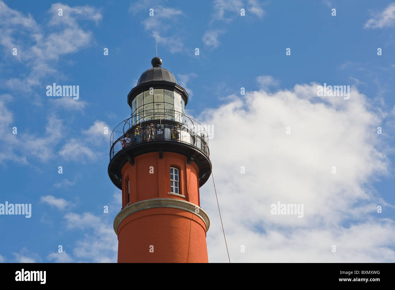 Historic Ponce de Leon light Station on the Atlantic east coast of