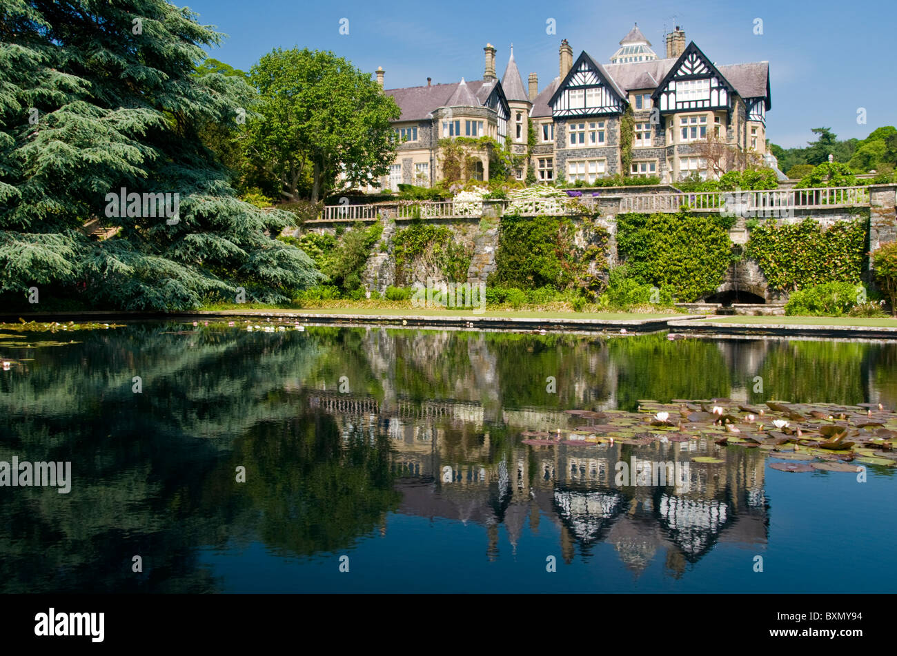 Terraced Gardens & Bodnant Hall, Bodnant Gardens, Near Colwyn Bay
