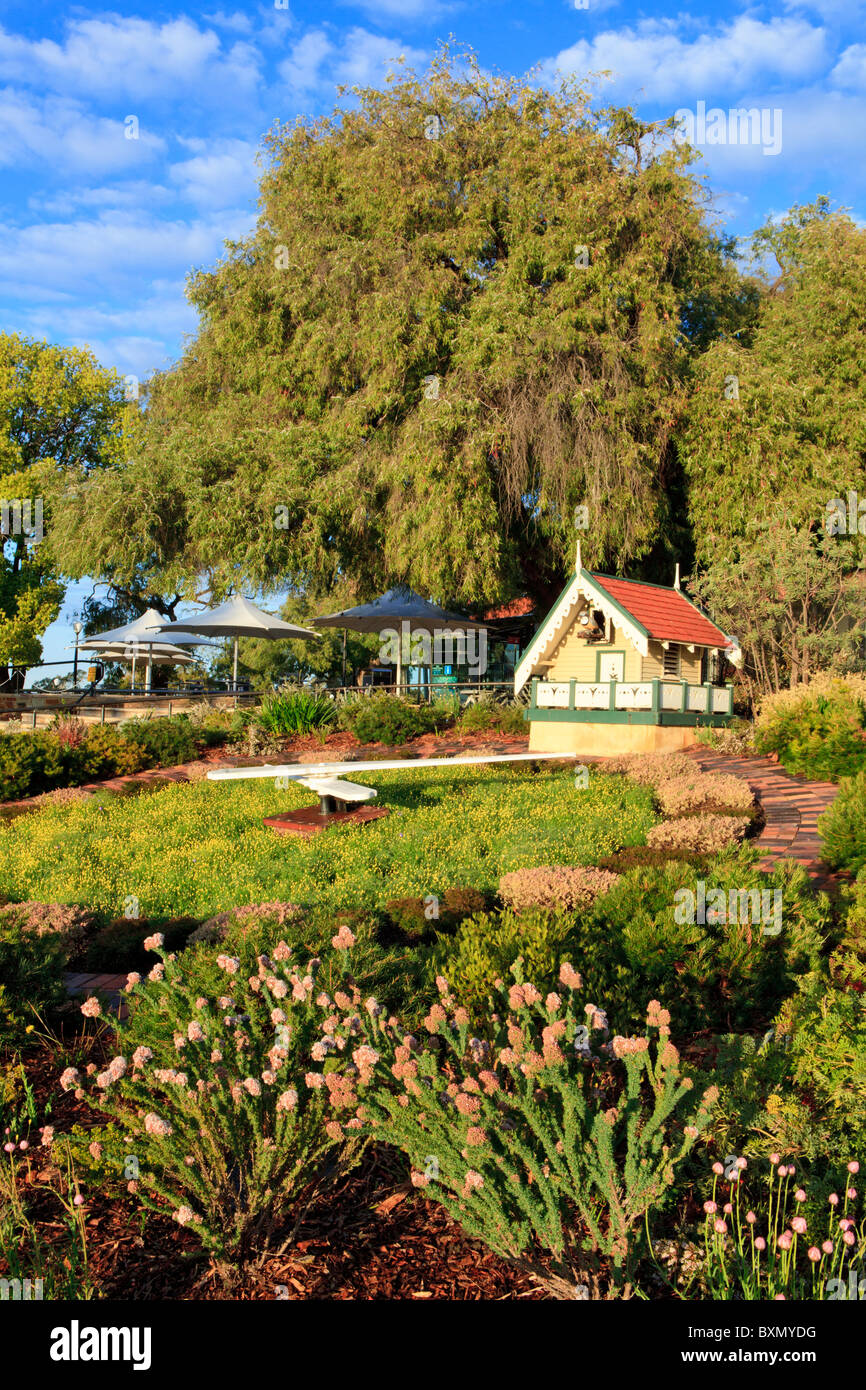 Floral Clock in Kings Park, Perth, Western Australia Stock Photo Alamy