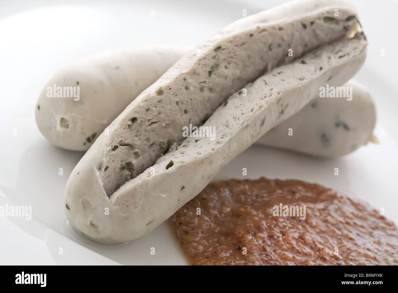 veal sausage Stock Photo
