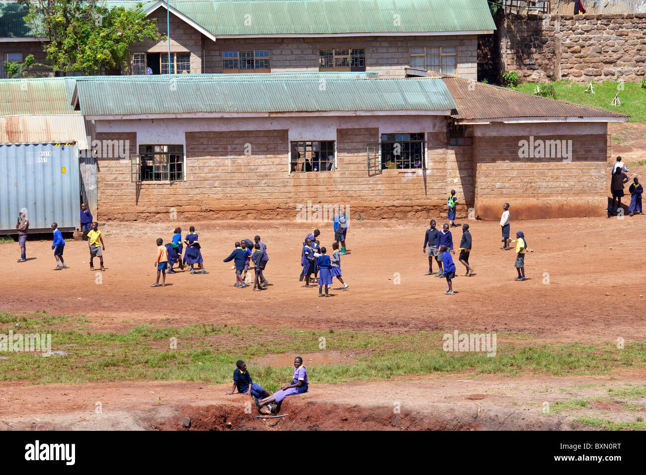 School in the Kibera Slums, Nairobi, Kenya Stock Photo Alamy