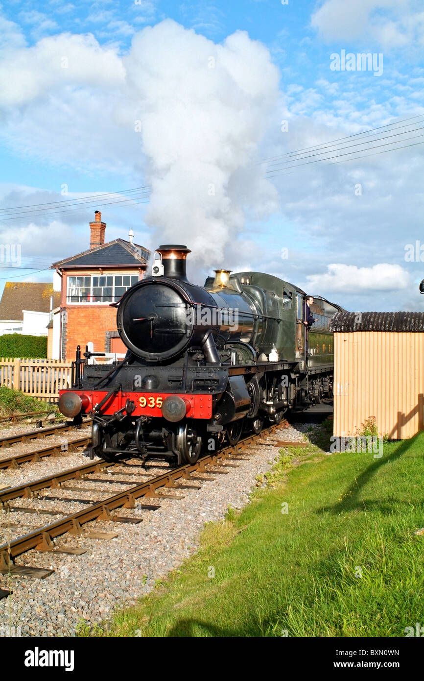 steam train on the west somerset railway Stock Photo