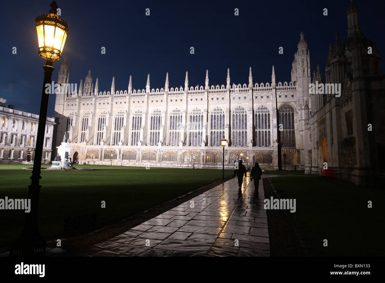 THE KINGS COLLEGE CHOIR IN CAMBRIDGE REHEARSING FOR THE CHRISTMAS EVE