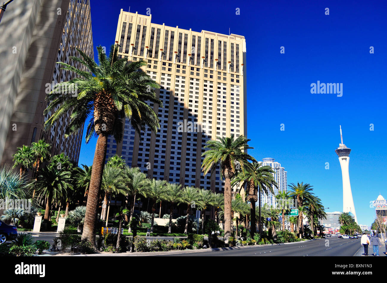 Hilton Grand Vacations Club Hotel on Las Vegas Blvd. Las Vegas, Nevada, USA Stock Photo