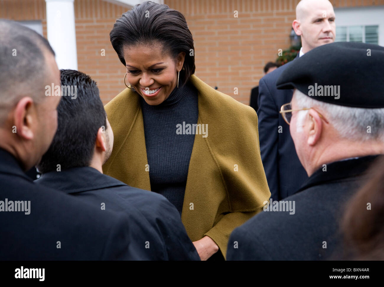 First Lady Michelle Obama.  Stock Photo
