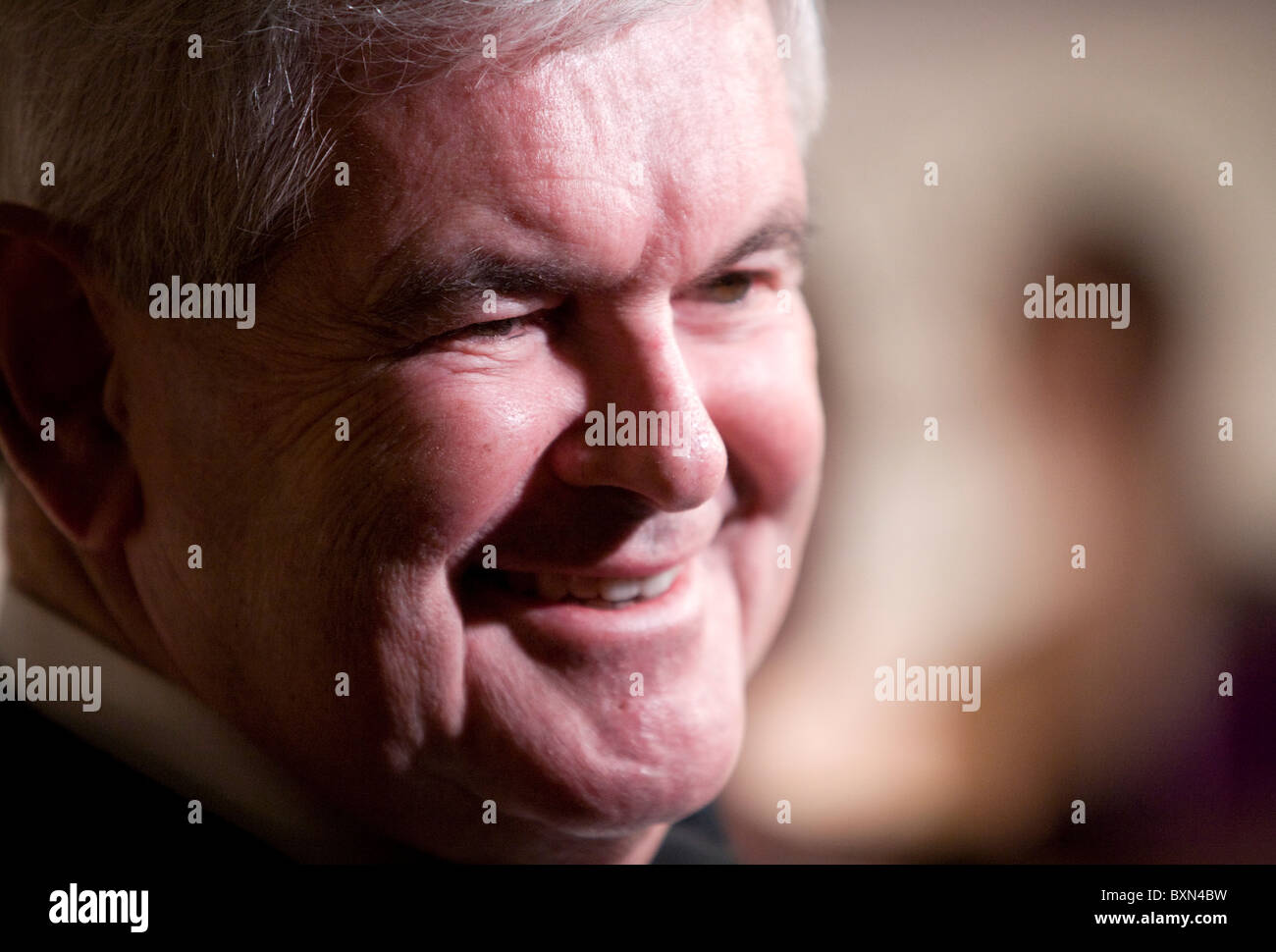Politician Newt Gingrich. Stock Photo