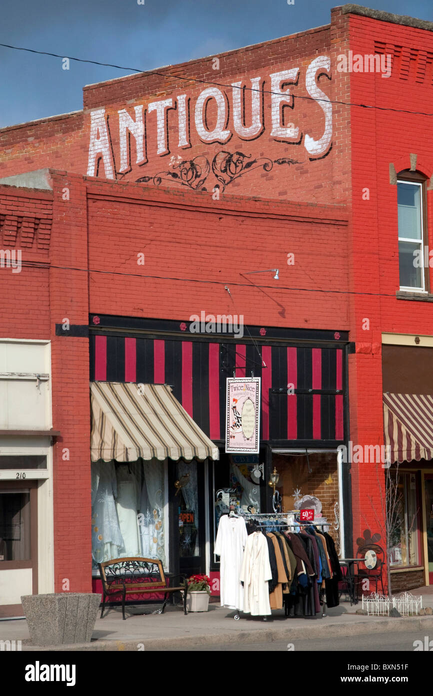Antique store in downtown Emmett, Idaho Stock Photo Alamy