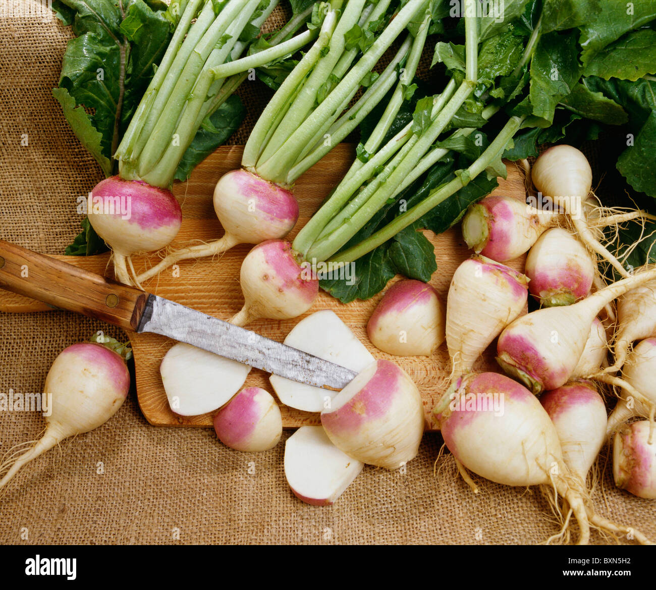 Turnip cut greens hires stock photography and images Alamy