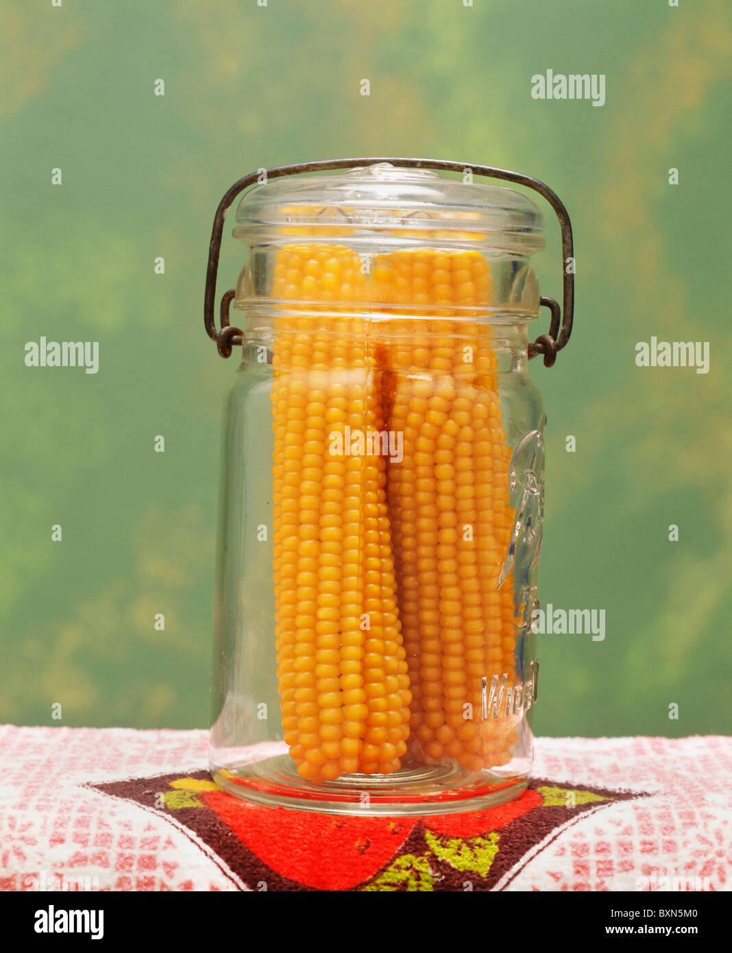 POPCORN, PEARL TYPE (ZEA MAYS EVERTA) STORED IN MASON JAR / STUDIO ...