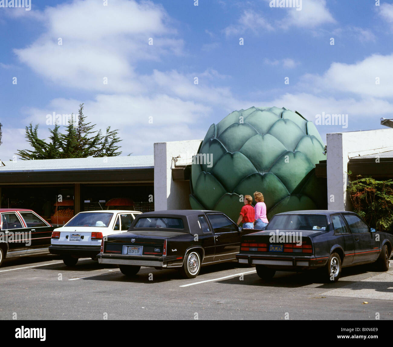 WORLD'S LARGEST ARTICHOKE / CASTROVILLE, CALIFORNIA Stock Photo Alamy