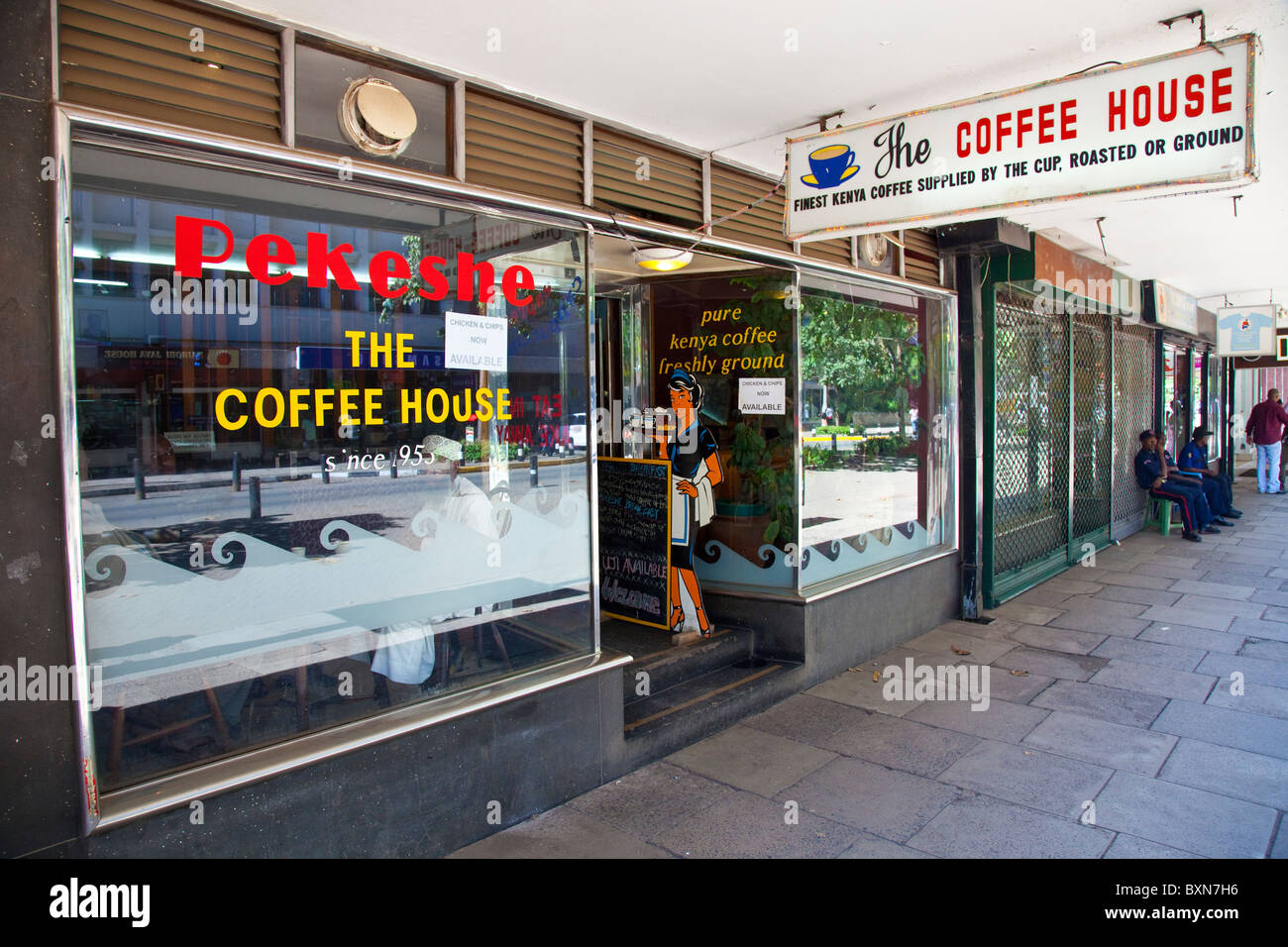 Pekeshe, The Coffee House since 1953, Nairobi, Kenya' Stock Photo Alamy