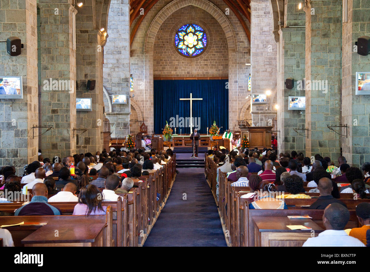 All Saints Cathedral, Anglican Church of Kenya, Nairobi, Kenya Stock Photo
