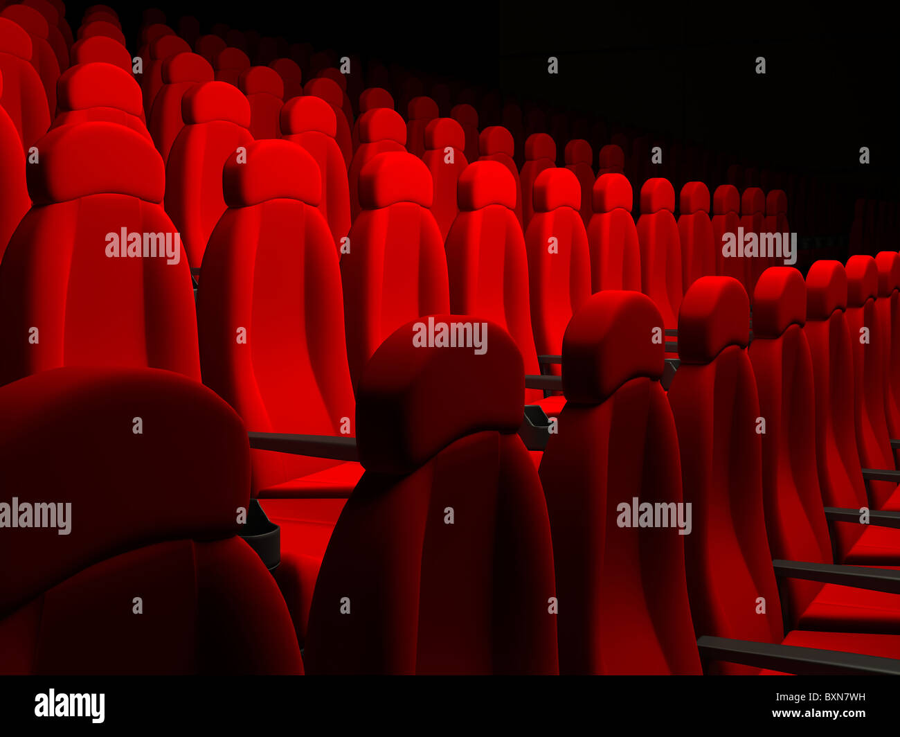 Movie Theater Seats Stock Photo - Alamy