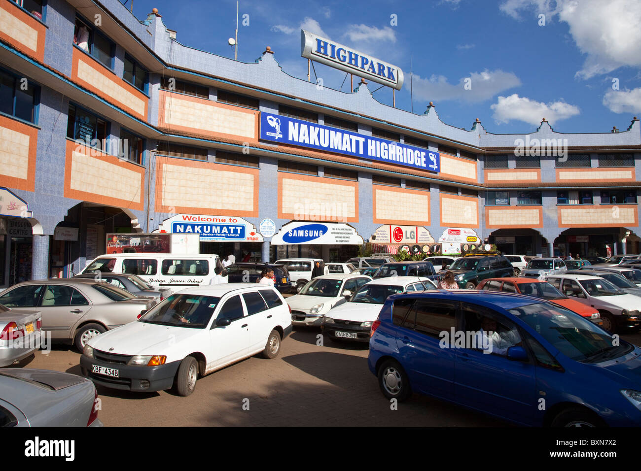 Shopping centre in Nairobi, Kenya Stock Photo Alamy