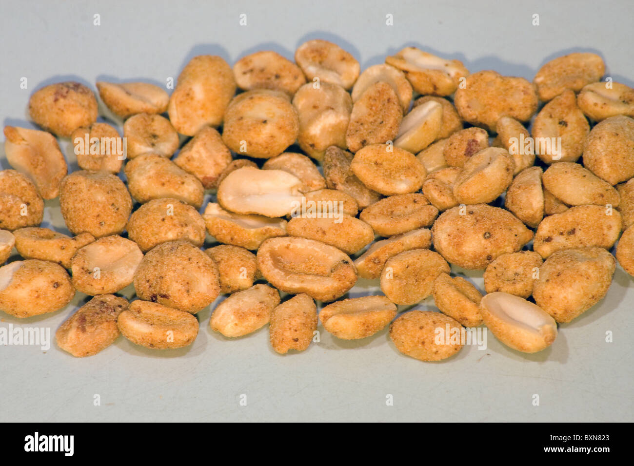 dry roasted peanuts food nutrition snack coated Stock Photo Alamy