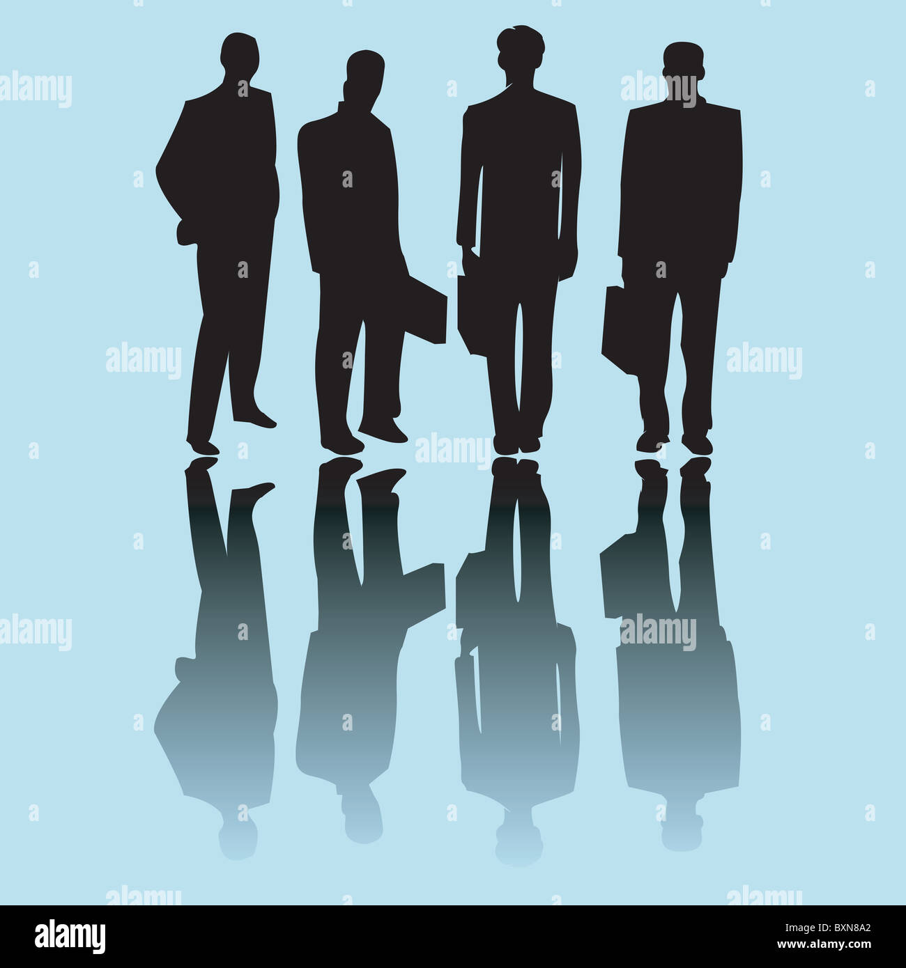 Man silhouettes hi-res stock photography and images - Alamy