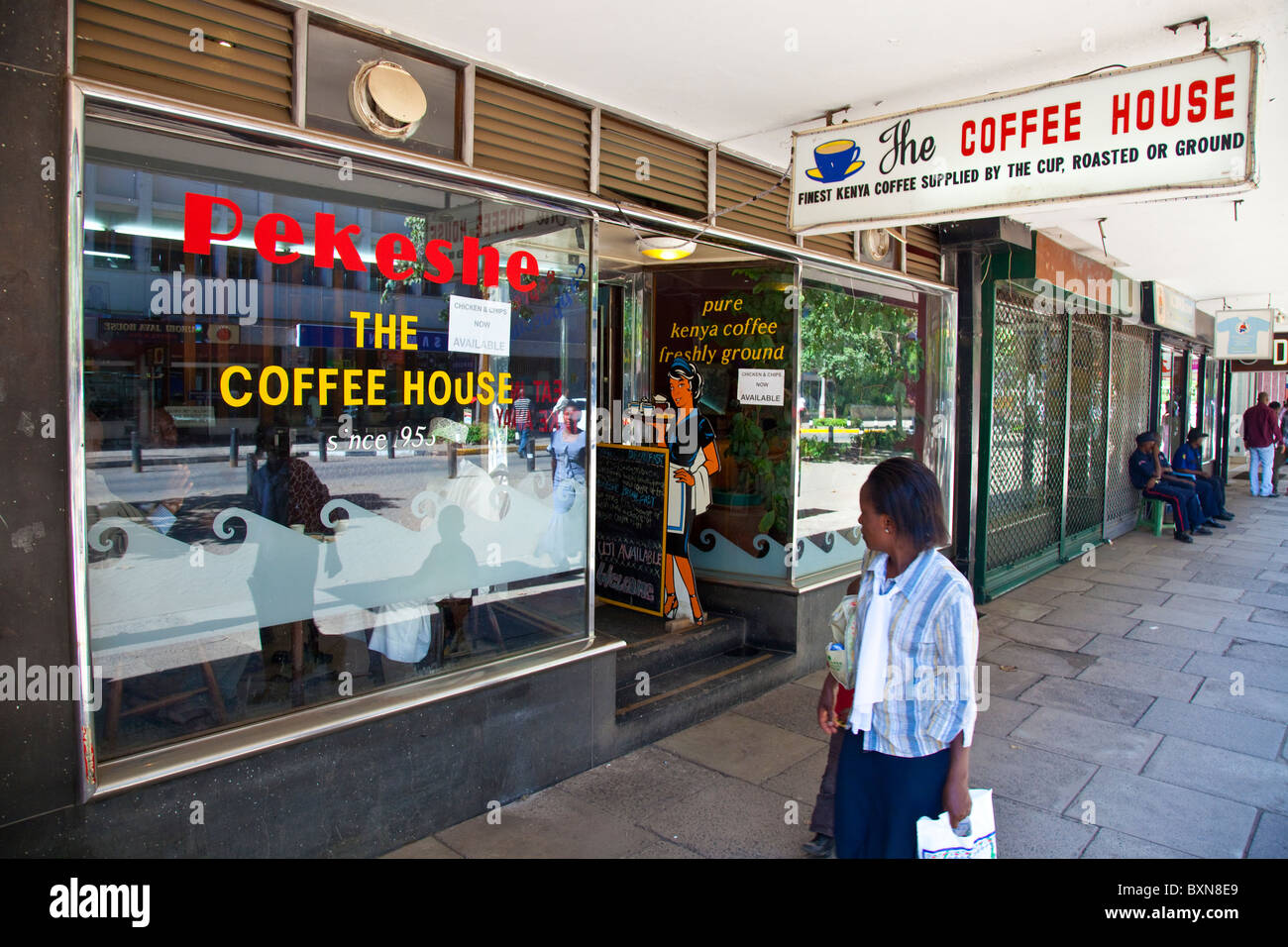 Pekeshe, The Coffee House since 1953, Nairobi, Kenya' Stock Photo Alamy