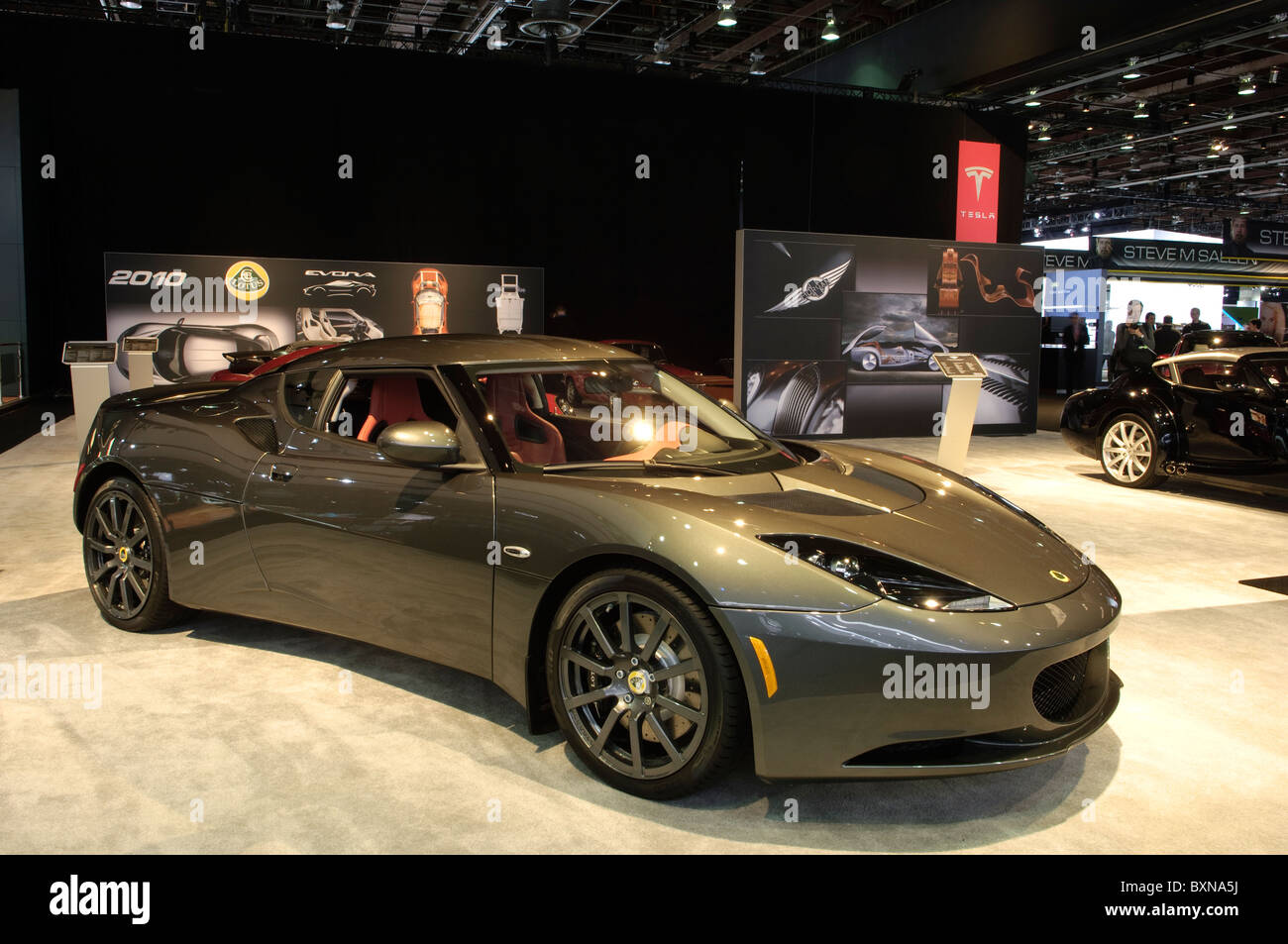 Lotus Evora at the 2010 North American International Auto Show in Detroit Stock Photo