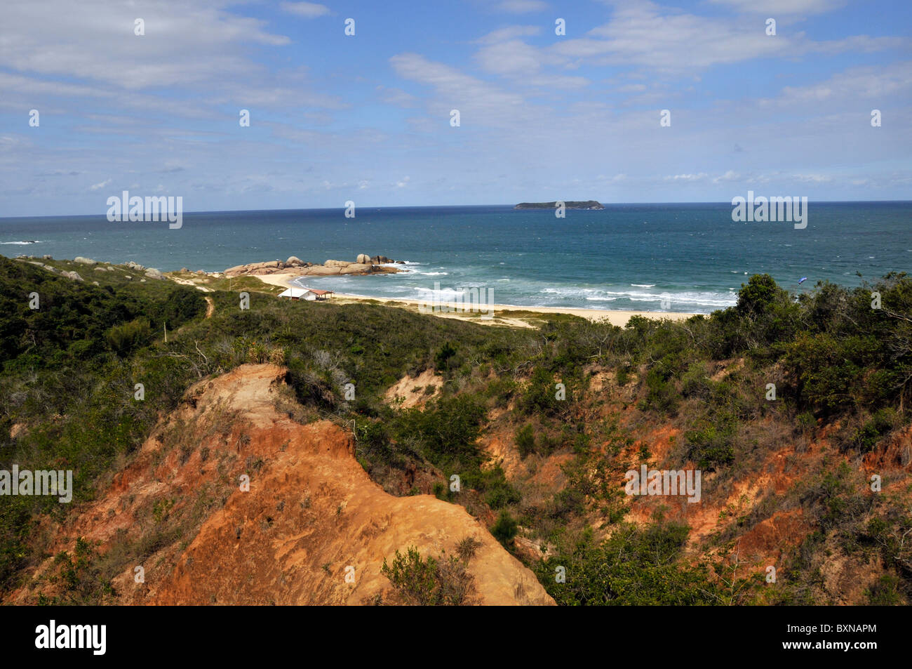 Praia Mole, Florianopolis, Santa Catarina, Brazil Stock Photo