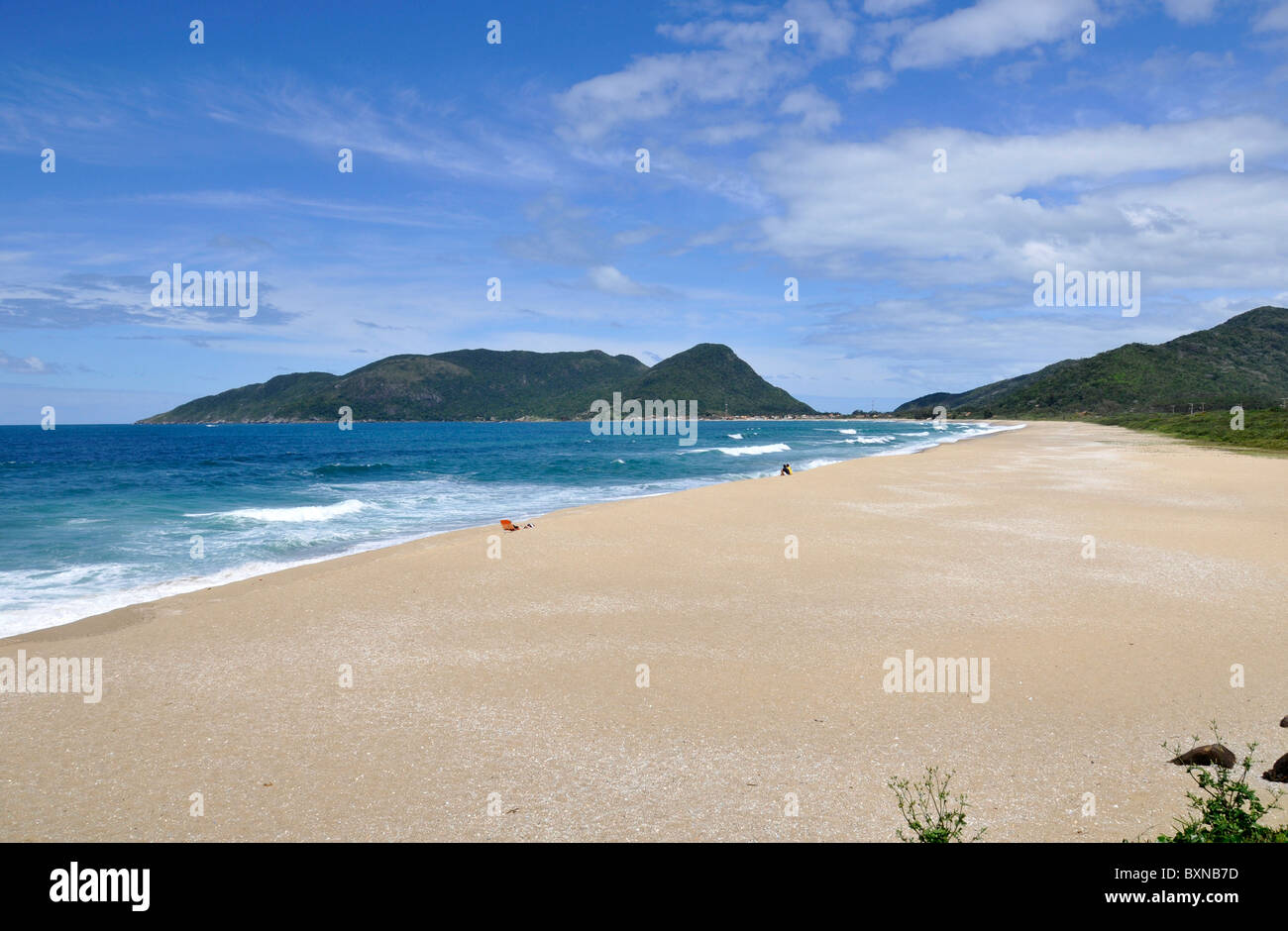 Armacao beach, Florianopolis, Santa Catarina, Brazil Stock Photo