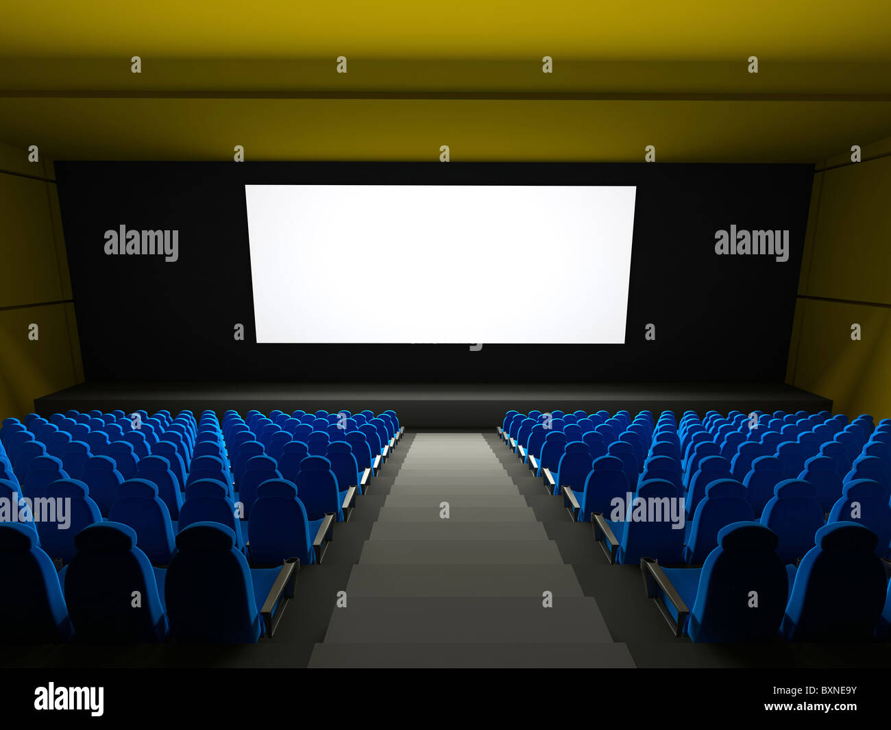 Movie Theater Seats Stock Photo - Alamy